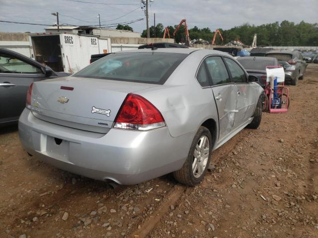 2G1WB5E38E1110254 - 2014 CHEVROLET IMPALA LIM SILVER photo 4