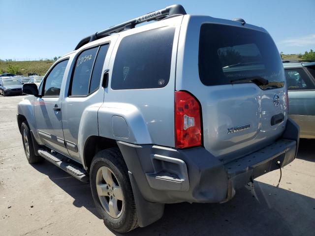 5N1AN08W25C634653 - 2005 NISSAN XTERRA SILVER photo 3