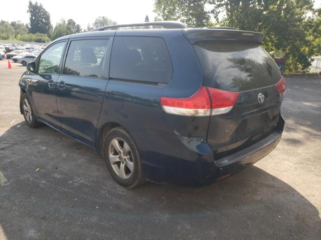 5TDKK3DC0BS140395 - 2011 TOYOTA SIENNA LE BLUE photo 3