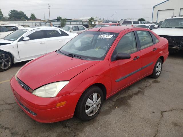 1FAFP33P12W246769 - 2002 FORD FOCUS LX RED photo 2