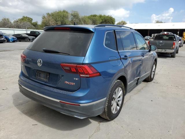 3VV3B7AX9JM000641 - 2018 VOLKSWAGEN TIGUAN SE BLUE photo 4