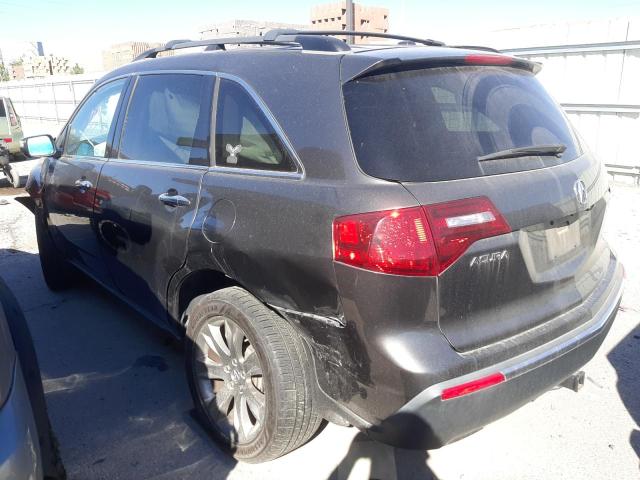 2HNYD2H7XAH521156 - 2010 ACURA MDX ADVANC GRAY photo 3