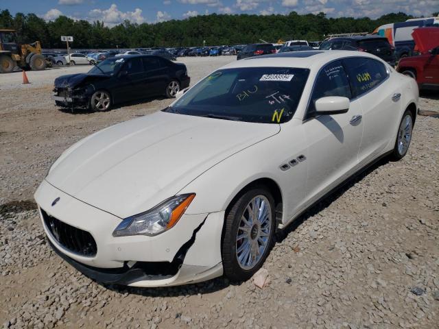 ZAM56RRA9F1151051 - 2015 MASERATI QUATTROPOR WHITE photo 2