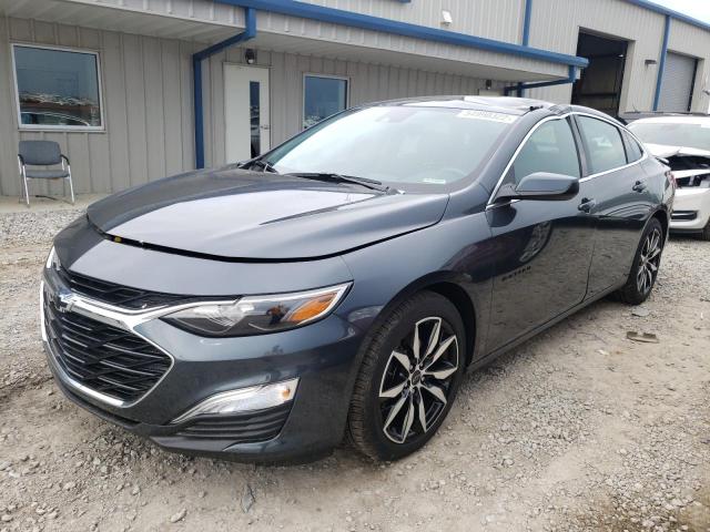 1G1ZG5ST1MF021331 - 2021 CHEVROLET MALIBU RS GRAY photo 2
