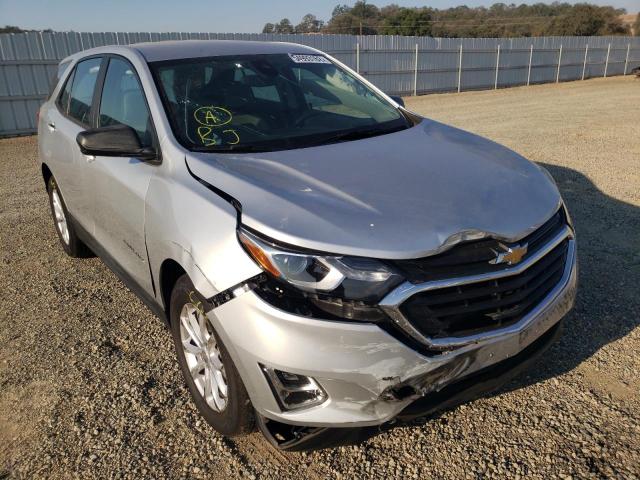 3GNAXGEV8MS109695 - 2021 CHEVROLET EQUINOX L SILVER photo 1