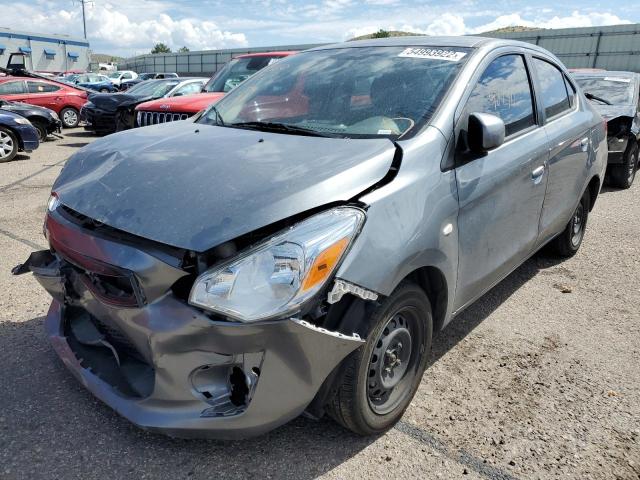 ML32F3FJ5LHF00983 - 2020 MITSUBISHI MIRAGE G4 GRAY photo 2