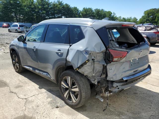 5N1BT3CB4NC702144 - 2022 NISSAN ROGUE SL GRAY photo 3