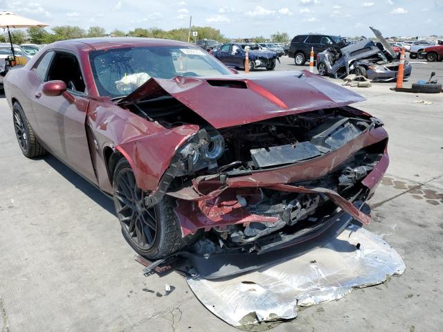 2C3CDZFJ7JH265361 - 2018 DODGE CHALLENGER MAROON photo 1