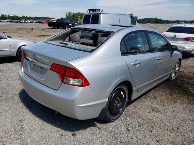 2HGFA16909H353108 - 2009 HONDA CIVIC EXL 银色 照片 4