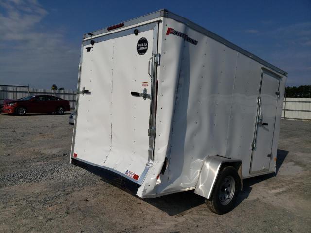 7KA1E1213MP000824 - 2021 WELLS CARGO ENCLSDTRLR თეთრი ფოტო 4