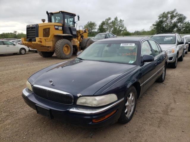 1G4CW54K714232346 - 2001 BUICK PARK AVENU BLUE photo 2