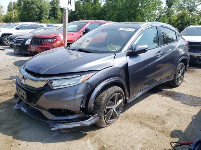 3CZRU6H97LM730484 - 2020 HONDA HR-V TOURI GRAY photo 2