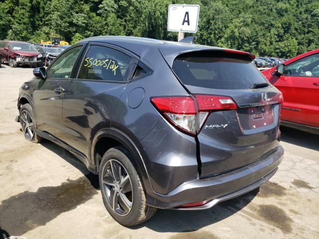 3CZRU6H97LM730484 - 2020 HONDA HR-V TOURI GRAY photo 3