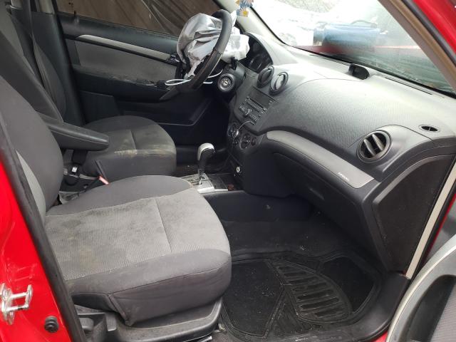 KL1TD66E49B627235 - 2009 CHEVROLET AVEO LS 红色 照片 5