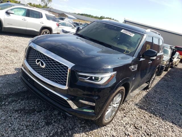 JN8AZ2NE5K9227505 - 2019 INFINITI QX80 LUXE BLACK photo 2