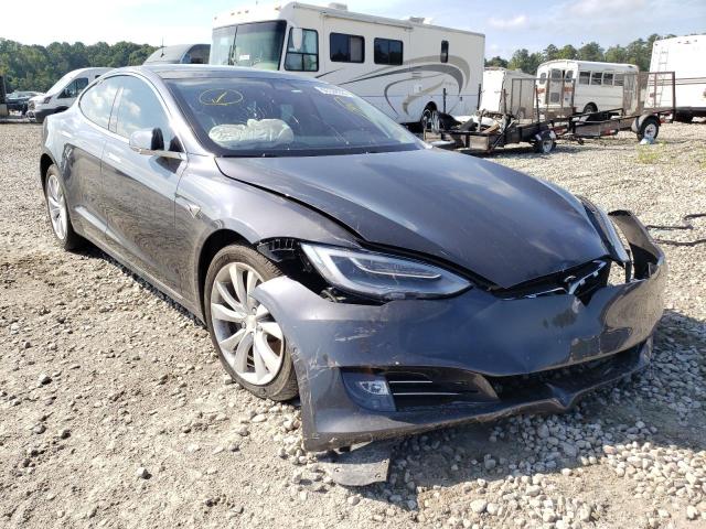 5YJSA1E29HF183711 - 2017 TESLA MODEL S GRAY photo 1