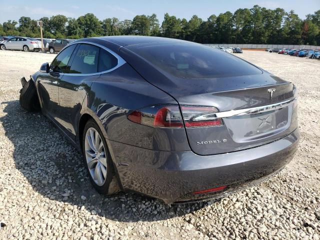 5YJSA1E29HF183711 - 2017 TESLA MODEL S Մոխրագույն լուսանկար 3