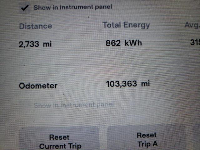 5YJSA1E29HF183711 - 2017 TESLA MODEL S Մոխրագույն լուսանկար 8