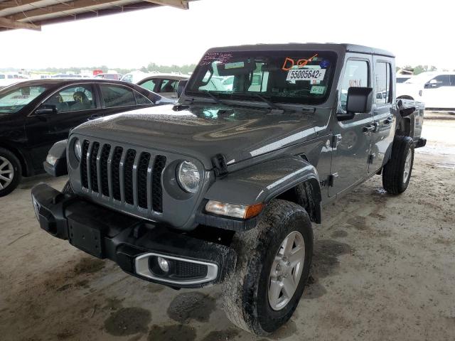 1C6JJTAG1ML536451 - 2021 JEEP GLADIATOR GRAY photo 2