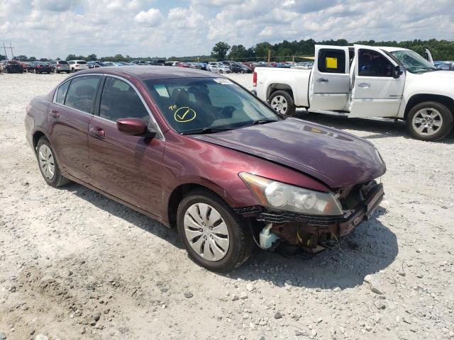 1HGCP26319A033510 - 2009 HONDA ACCORD LX BURGUNDY photo 1