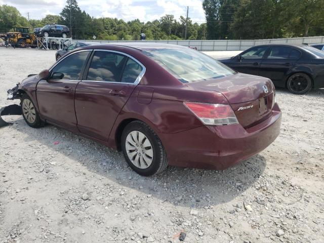 1HGCP26319A033510 - 2009 HONDA ACCORD LX BURGUNDY photo 3