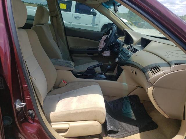 1HGCP26319A033510 - 2009 HONDA ACCORD LX BURGUNDY photo 5