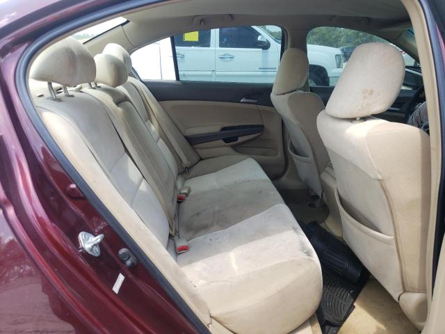 1HGCP26319A033510 - 2009 HONDA ACCORD LX BURGUNDY photo 6