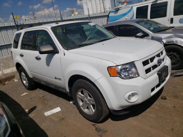 1FMCU5K32BKA94214 - 2011 FORD ESCAPE HYB WHITE photo 1