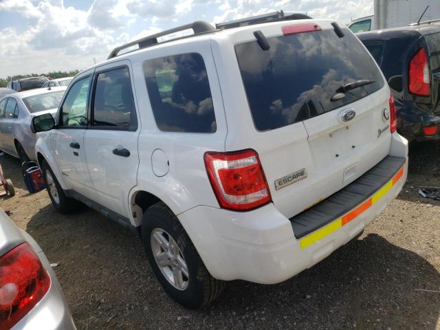 1FMCU5K32BKA94214 - 2011 FORD ESCAPE HYB WHITE photo 3