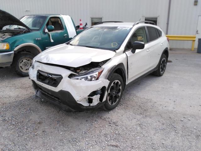 JF2GTABC3M8678043 - 2021 SUBARU CROSSTREK WHITE photo 2