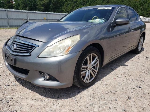 JN1CV6AR9CM680902 - 2012 INFINITI G37 GRAY photo 2