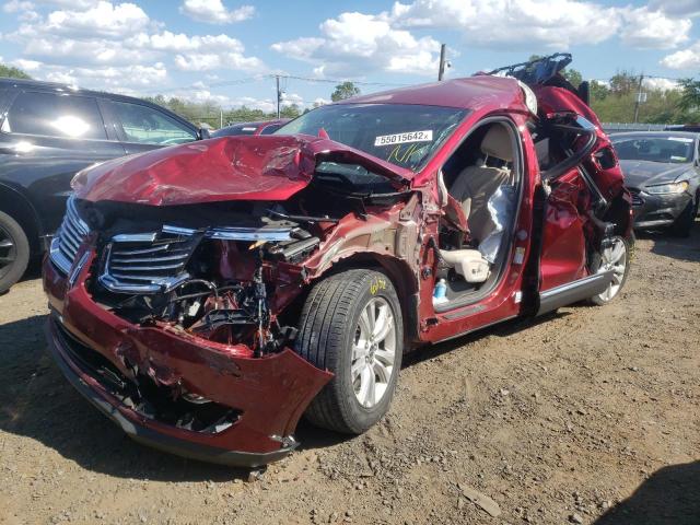 2LMPJ6KR6HBL46221 - 2017 LINCOLN MKX SELECT RED photo 2