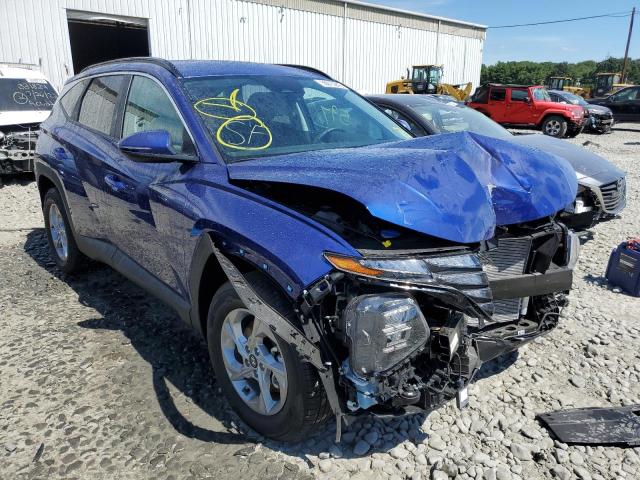 5NMJBCAE5NH136996 - 2022 HYUNDAI TUCSON SEL BLUE photo 1