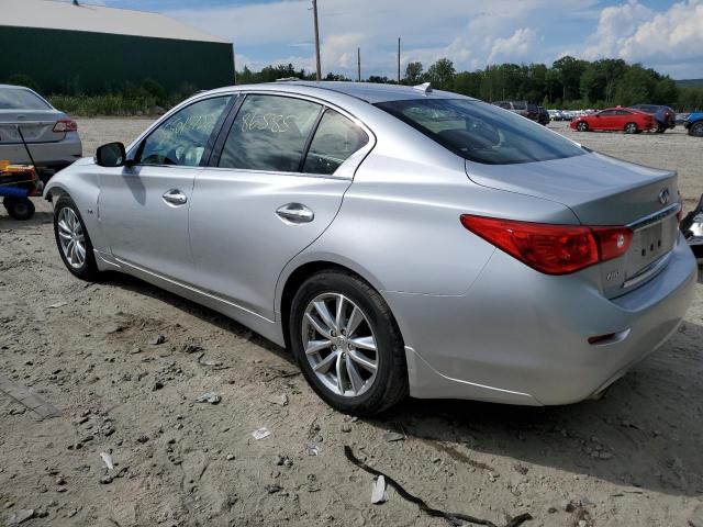 JN1EV7AR1GM346481 - 2016 INFINITI Q50 PREMIU SILVER photo 3