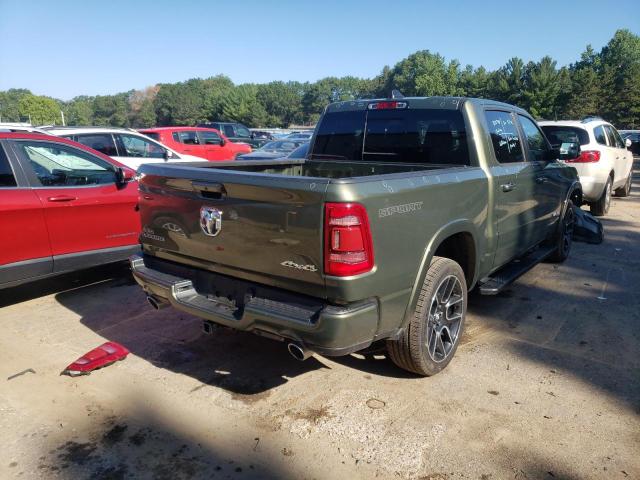 1C6SRFJT1MN778673 - 2021 RAM 1500 LARAM GREEN photo 4