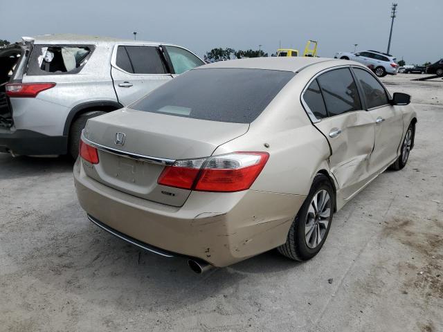 1HGCR2F39DA113849 - 2013 HONDA ACCORD LX TAN photo 4