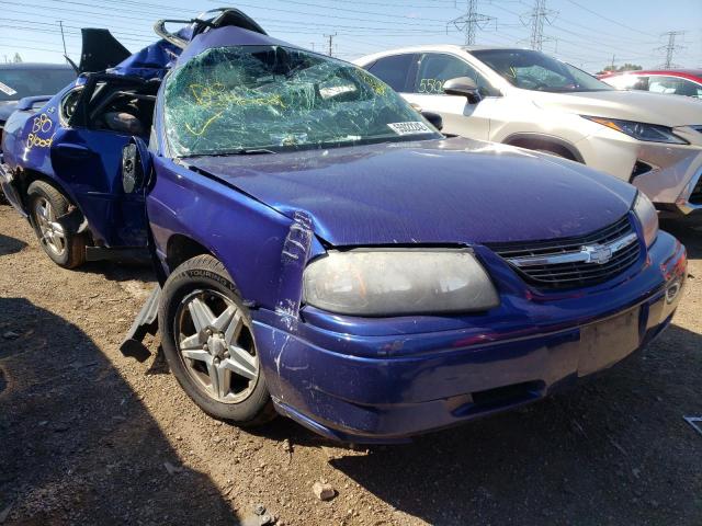 2G1WF52E959324939 - 2005 CHEVROLET IMPALA BLUE photo 1