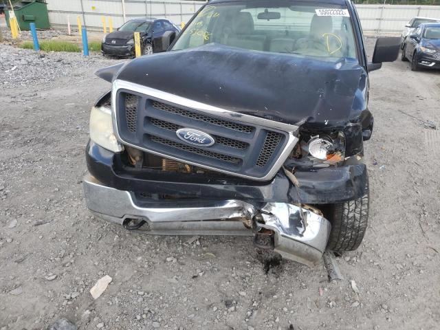 1FTRF14W34NC53056 - 2004 FORD F150 BLACK photo 9