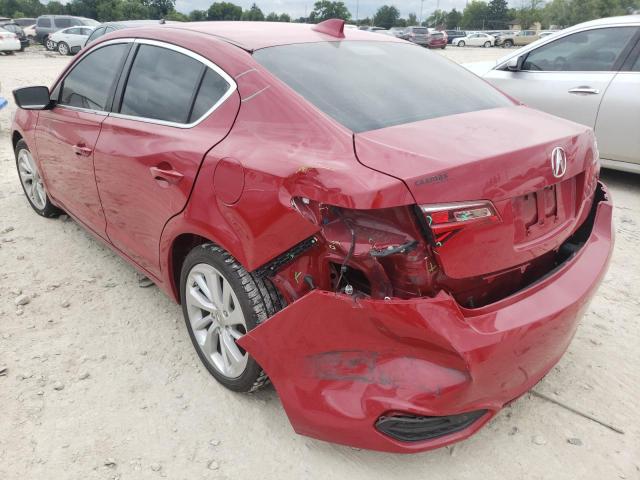 19UDE2F36HA010202 - 2017 ACURA ILX BASE W RED photo 3