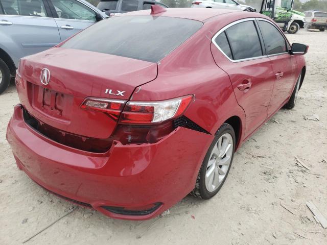 19UDE2F36HA010202 - 2017 ACURA ILX BASE W RED photo 4
