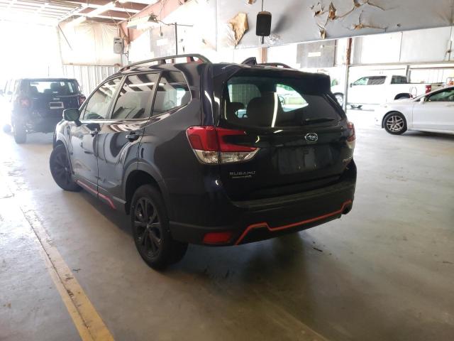 JF2SKAMC8LH564502 - 2020 SUBARU FORESTER S BLUE photo 3