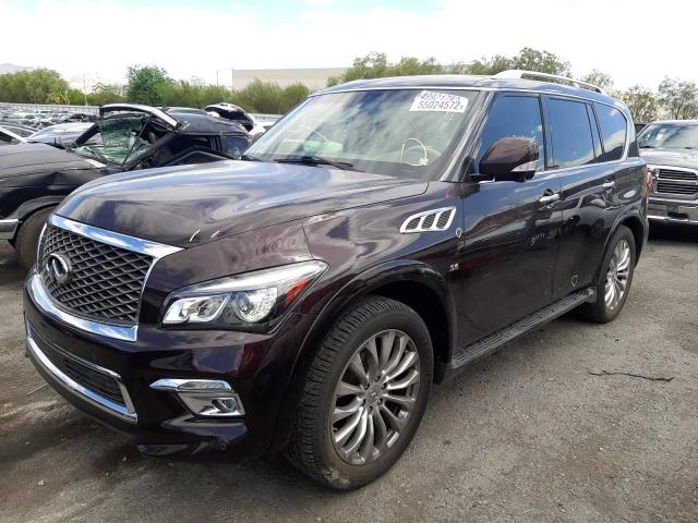 JN8AZ2NF5G9611798 - 2016 INFINITI QX80 PURPLE photo 2