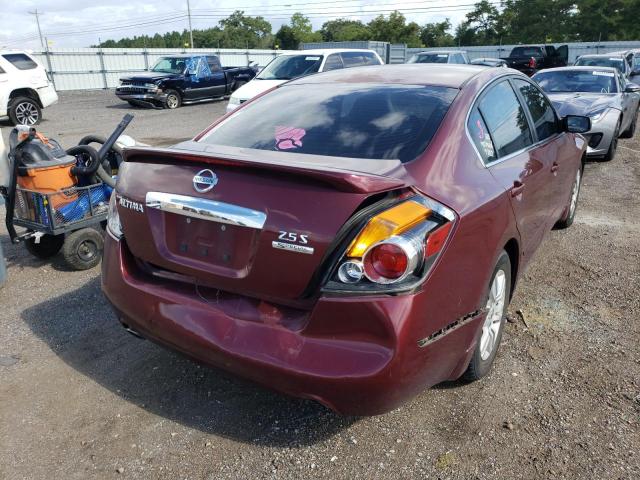 1N4AL2AP0BN442596 - 2011 NISSAN ALTIMA BAS RED photo 4