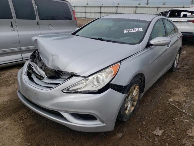 5NPEB4AC5BH066095 - 2011 HYUNDAI SONATA GLS SILVER photo 2