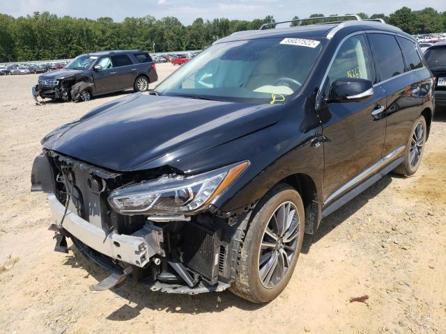 5N1DL0MN7KC565650 - 2019 INFINITI QX60 LUXE BLACK photo 2