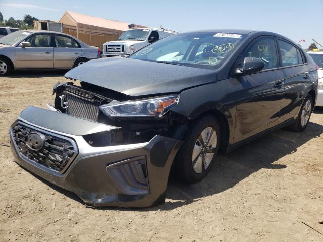 KMHC65LC7LU228634 - 2020 HYUNDAI IONIQ BLUE GRAY photo 2