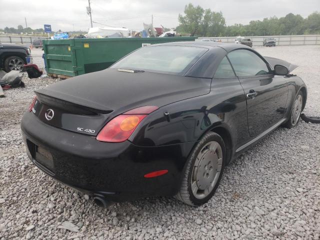 JTHFN48Y720024214 - 2002 LEXUS SC 430 BLACK photo 4