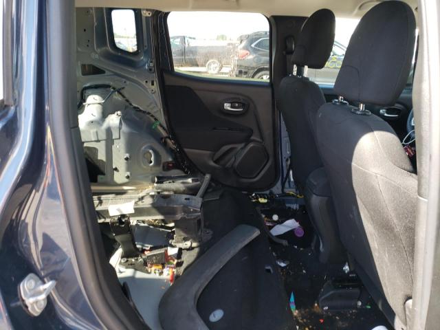 ZACNJBAB5LPL71391 - 2020 JEEP RENEGADE S BLUE photo 6