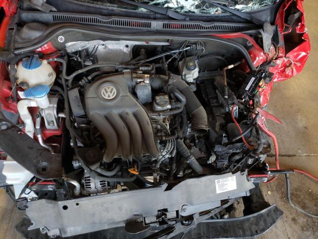 3VW2K7AJ8CM353457 - 2012 VOLKSWAGEN JETTA BASE RED photo 7