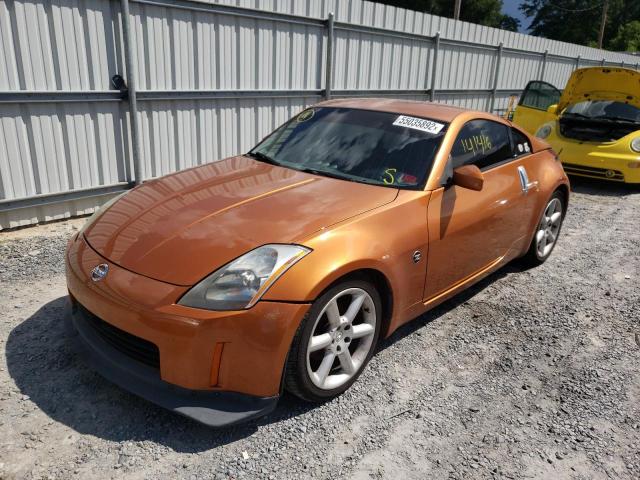 JN1AZ34D03T103451 - 2003 NISSAN 350Z COUPE ORANGE photo 2